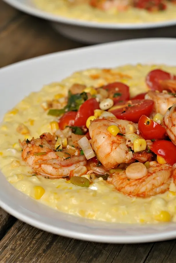 Shrimp and Creamed Corn | Mexican food dishes Perfect