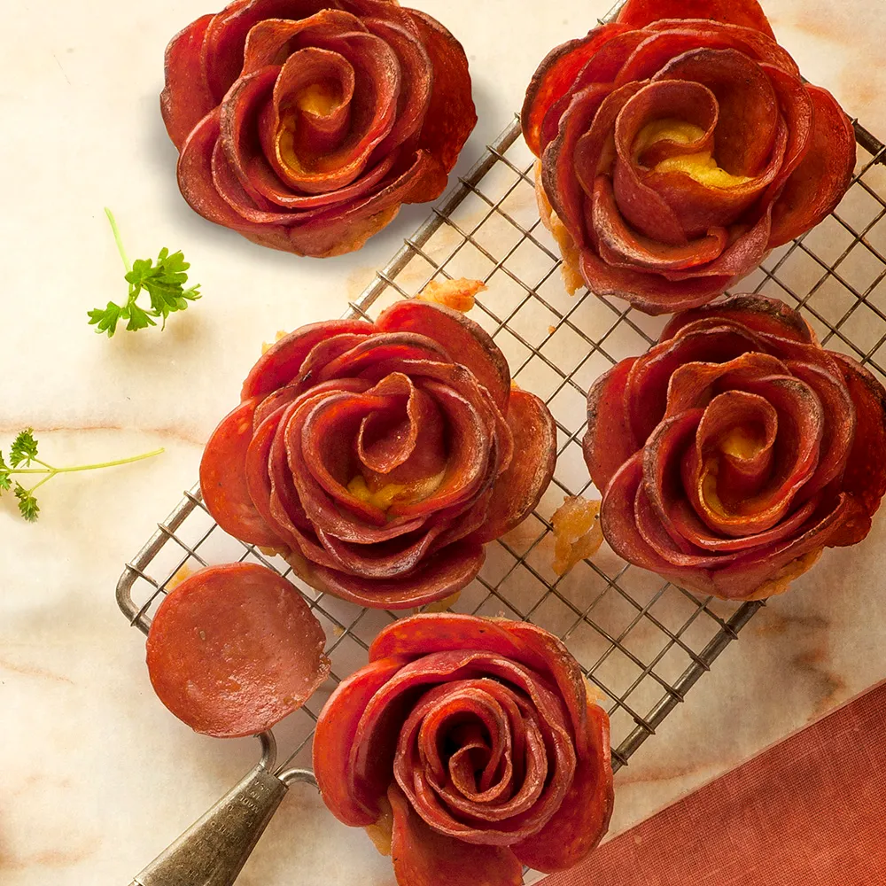 Creative Recipe Ideas Pizza Roses