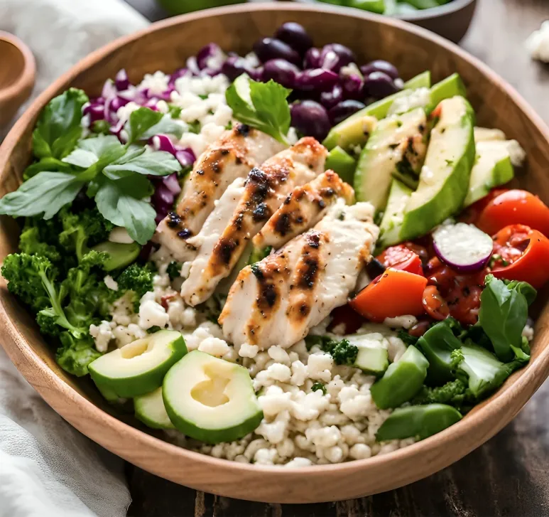 Healthy Greek Chicken Bowls Recipe