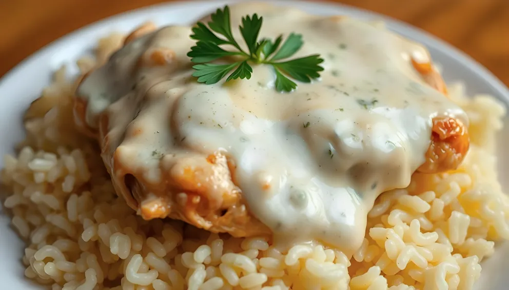 Creamy Smothered Chicken and Rice: A Must-Try Dinner Recipe