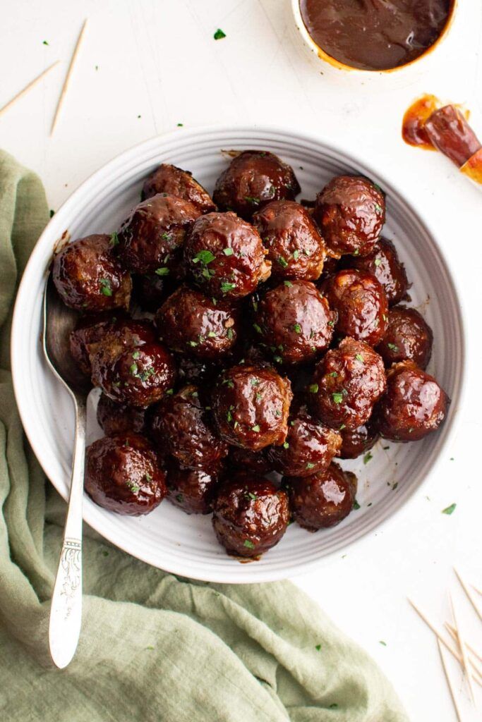 Korean BBQ Meatballs: The Ultimate Super Bowl Party Food Snack