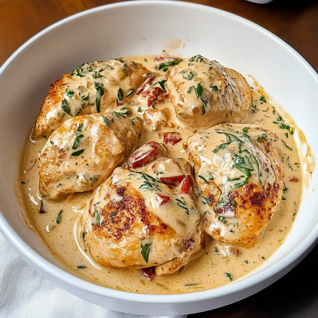 Creamy Keto Tuscan Chicken – A Low-Carb Delight