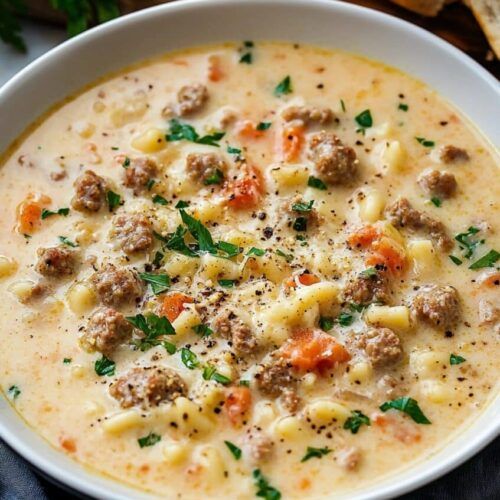 Creamy Parmesan Italian Sausage Soup Sunday Dinner Ideas