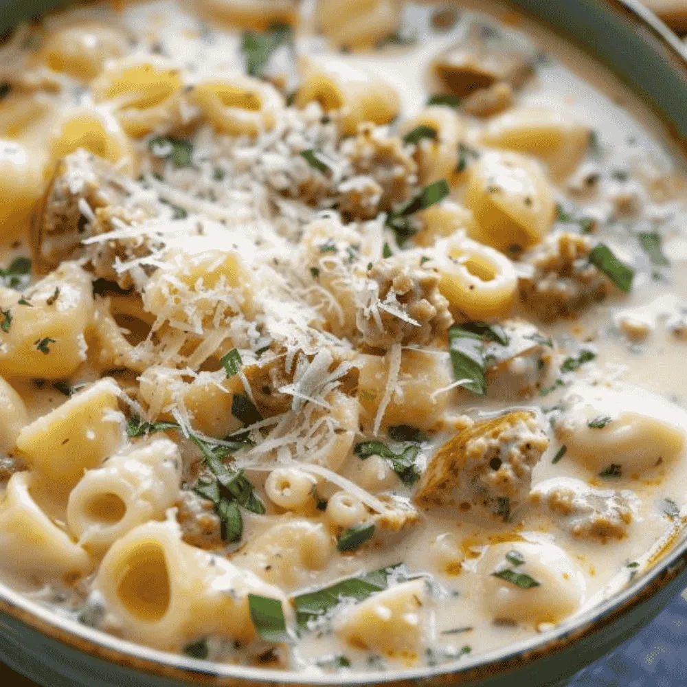 Creamy Parmesan Italian Sausage Soup Sunday Dinner Ideas