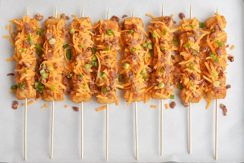 tater tot skewers