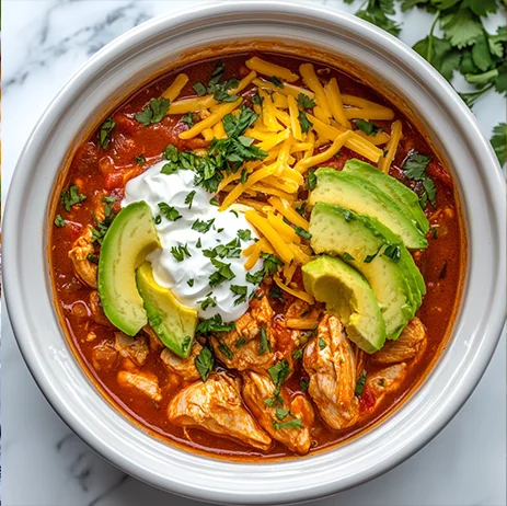 Delicious Slow Cooker Keto Enchilada Chicken