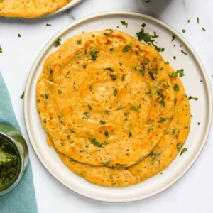 Red Lentil Pancakes (Masoor Dal Chilla) – Indian Breakfast Recipe