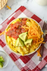 Low Carb Breakfast Burrito Bowl