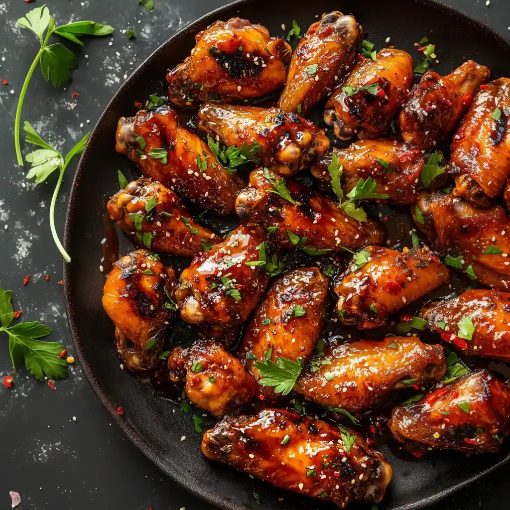 Sweet and Sour Grilled Chicken Wings